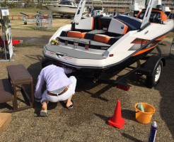 世界に1台！関西ボートショーで見つけた幸運をもたらすジェットボート！