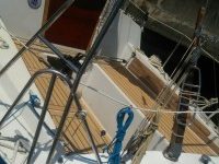 三河ヨット サンシャインX26ftに施工しました。