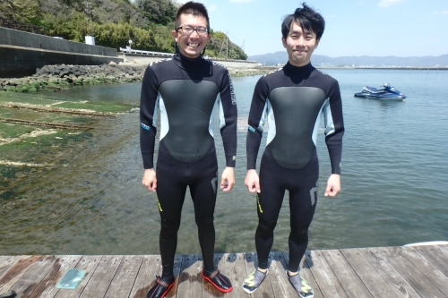 AQUA MARINA（アクアマリーナ）ウェットスーツ着用インプレッション