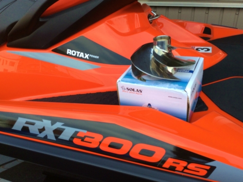 【新商品】SEA-DOO RXP-X300/RXT-X300用　4ブレードインペラ発売！