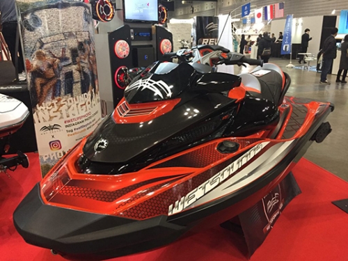 2017モデル　SEA-DOO RXT-X 300 RSに施工しました。