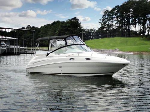 シーレイ 240 サンダンサー（Sea Ray 250 Sundancer）にフレキシチーク施工のご紹介