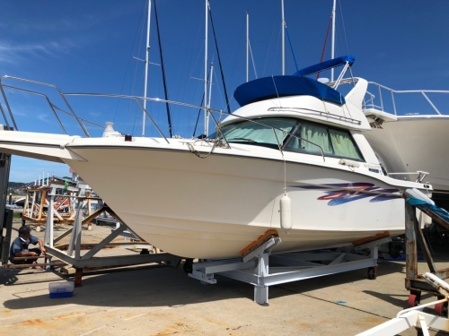 日産サンクルーズ27FBにフレキシチーク施工のご紹介