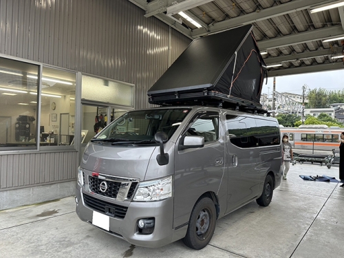 【ルーフテント取付事例】ニッサン　キャラバン