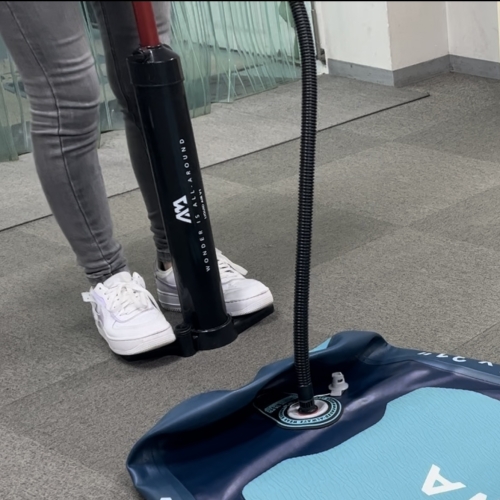 初めてのSUP空気入れ！手動ポンプで膨らませるのにかかる時間は？