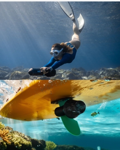 1台2役の万能モデル！ASIWO U1（水中スクーター／SUP電動モーター）