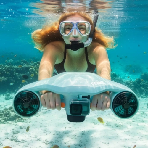 パワフルに駆け巡る！本格派水中スクーターASIWO MANTA（マンタ）