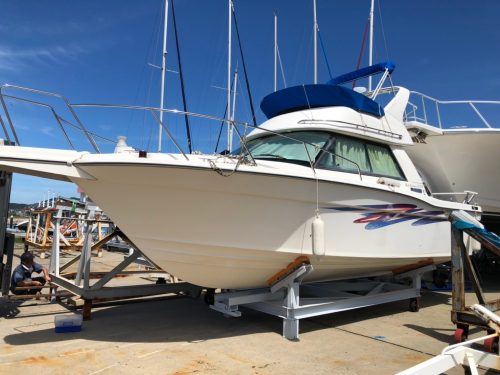 日産サンクルーズ27FBにフレキシチーク施工のご紹介