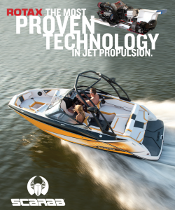 Rotaxエンジン搭載ジェットボート日本で発売開始　Scarab Boat